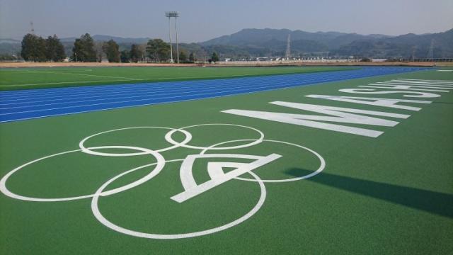写真:益城町総合運動公園陸上競技場